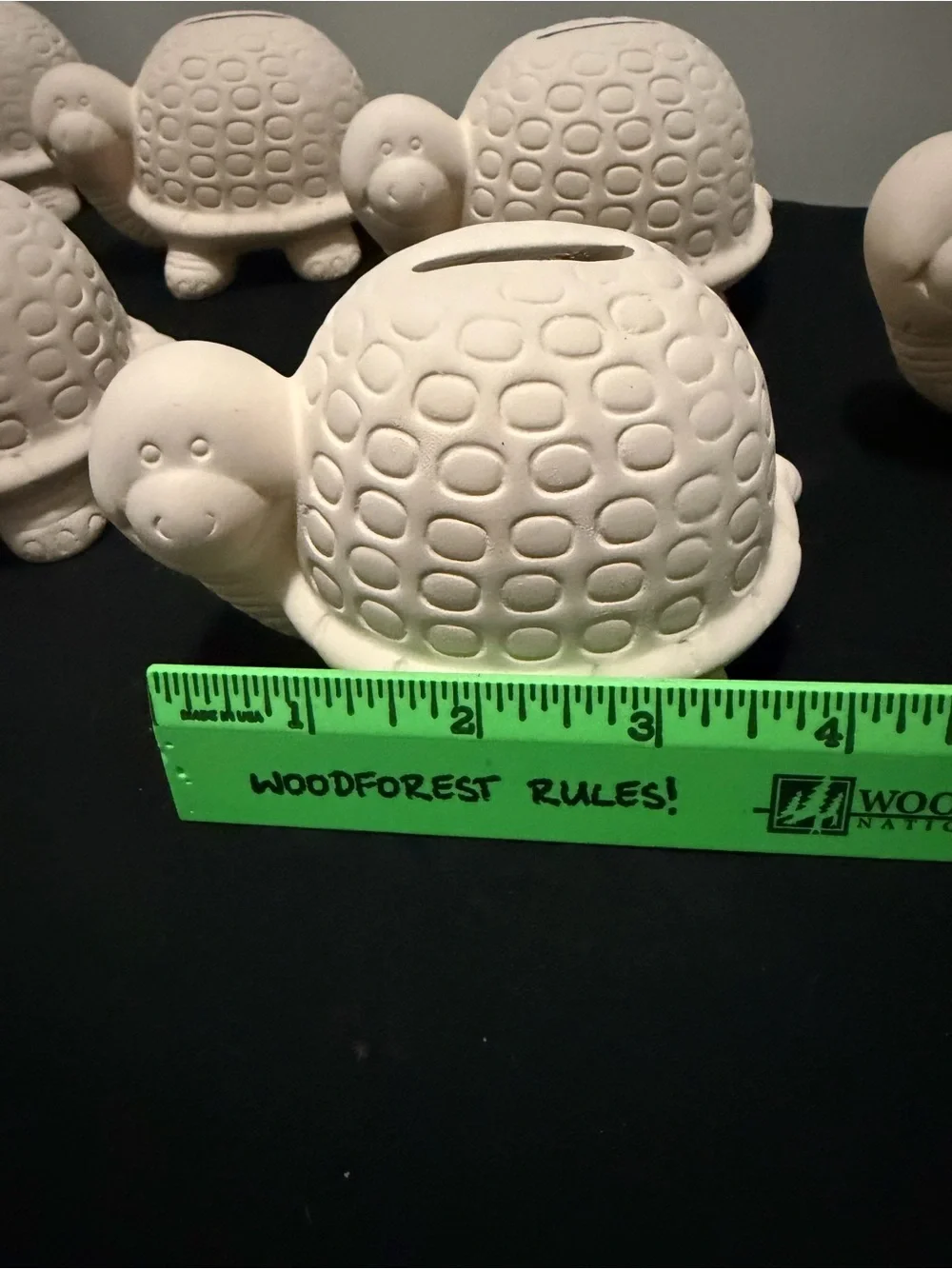 Paintable Ceramic Turtle piggy banks